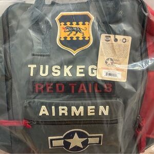 Tuskegee Airmen Backpack - Black and Red